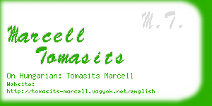 marcell tomasits business card